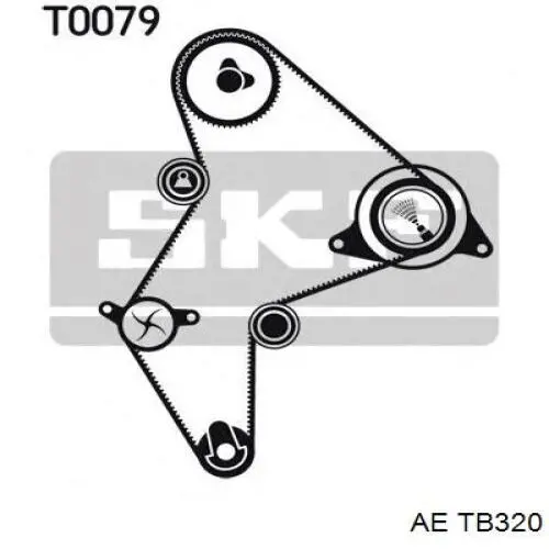 Зубчатый ремень AE TB320 цена, от 19.92 USD