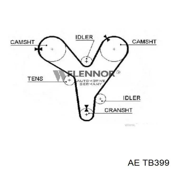 Ремень ГРМ TB399 AE