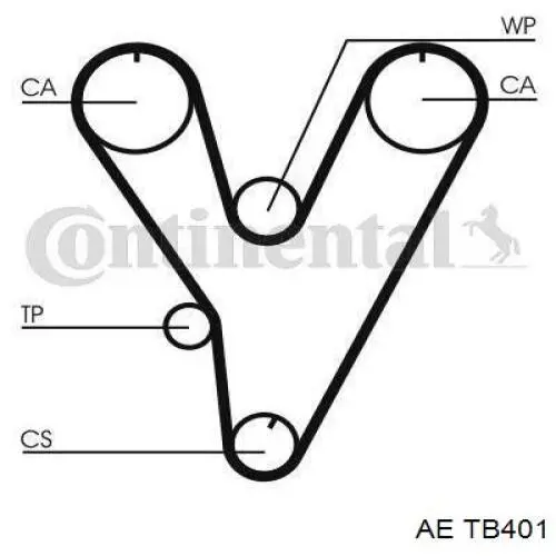 Correa distribucion TB401 AE