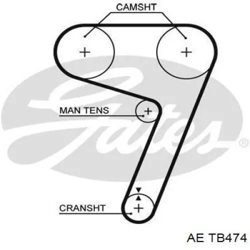 Ремень ГРМ TB474 AE