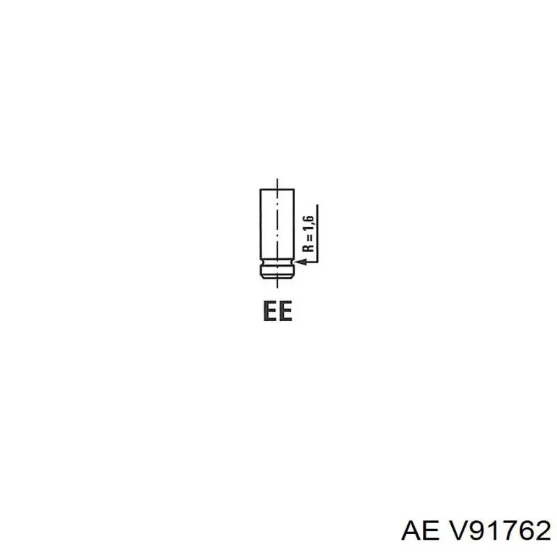 V91762 AE клапан выпускной