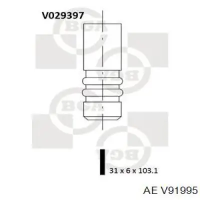 V91995 AE Впускной клапан