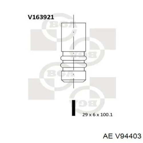 V94403 AE клапан выпускной