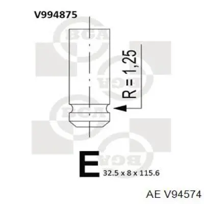 V94574 AE клапан выпускной