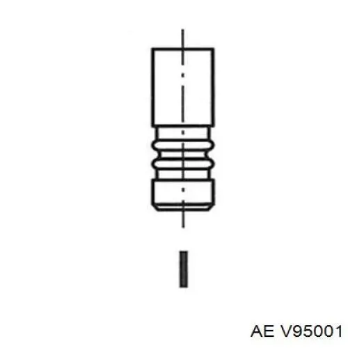 V95001 AE клапан впускной