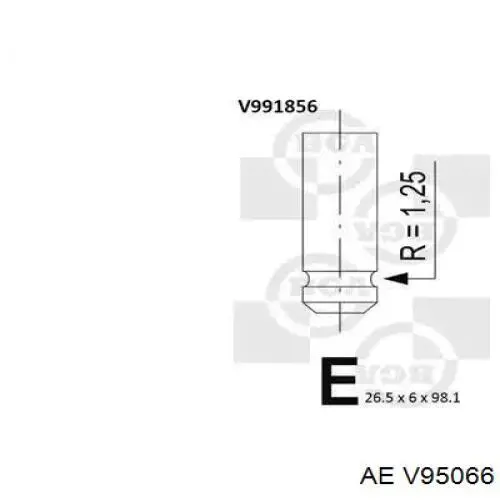 Купить V95066 AE Выпускной клапан