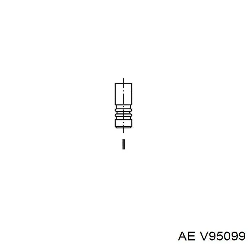 V95099 AE клапан впускной