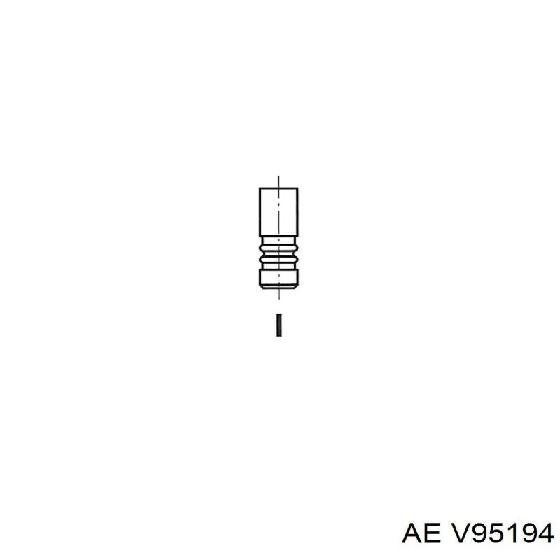 Купить V95194 AE Впускной клапан
