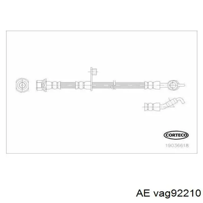 Направляющая клапана выпускного AE VAG92210