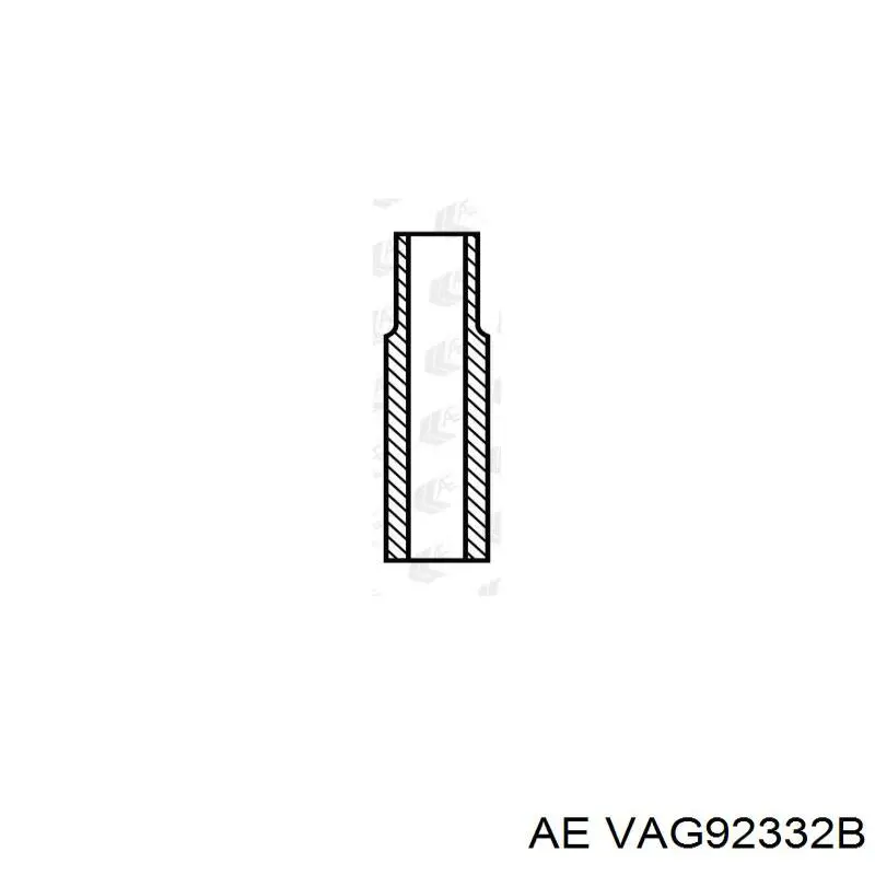 VAG92332B AE направляющая клапана впускного