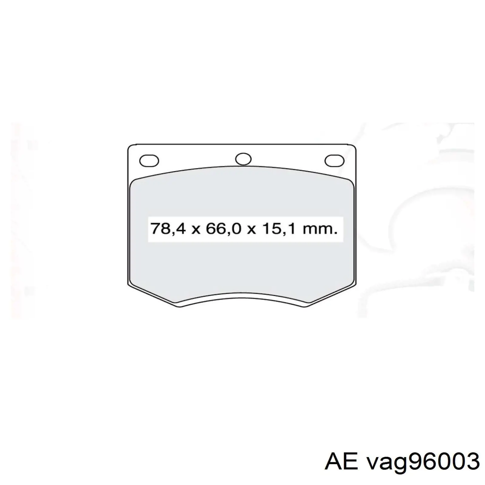 Направляющая клапана выпускного AE VAG96003