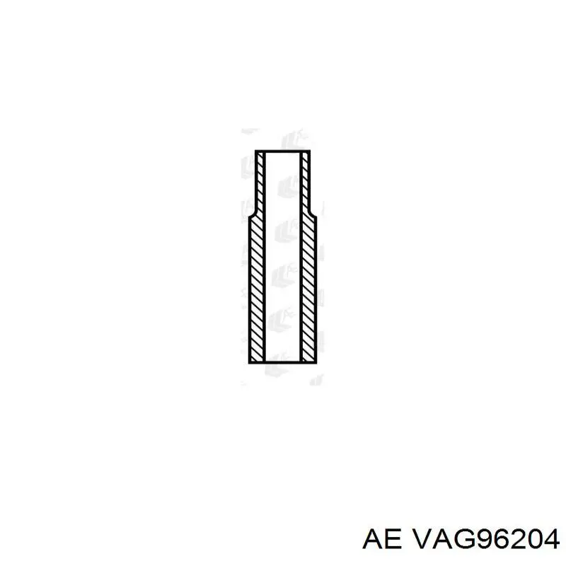 VAG96204 AE направляющая клапана выпускного