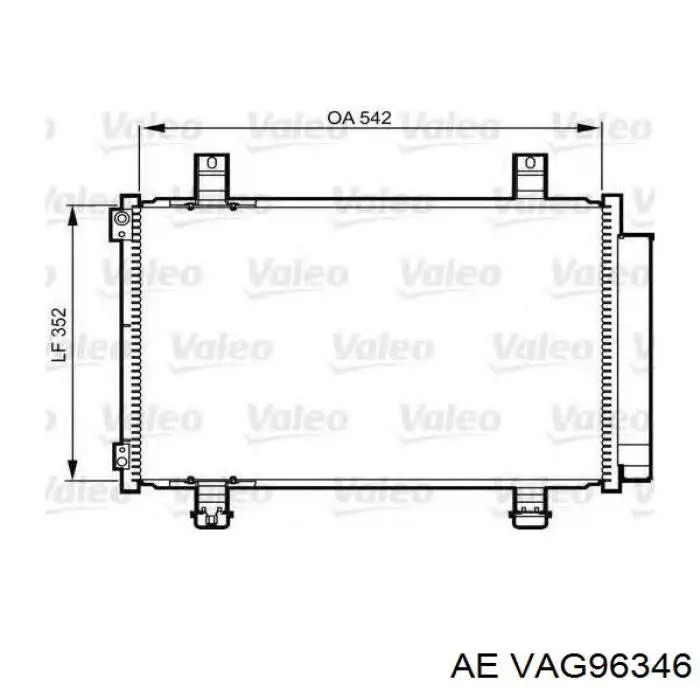 Направляющая клапана VAG96346 AE