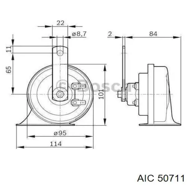 Сигнал звуковой AIC 50711