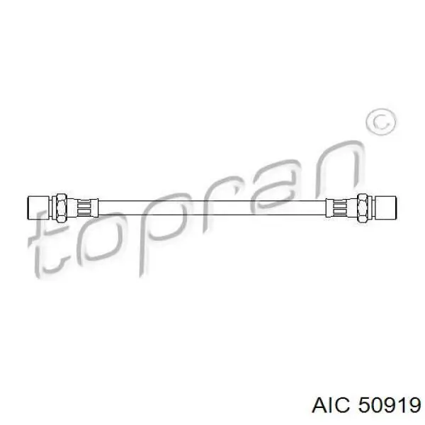 Tubo liquido de freno trasero 50919 AIC