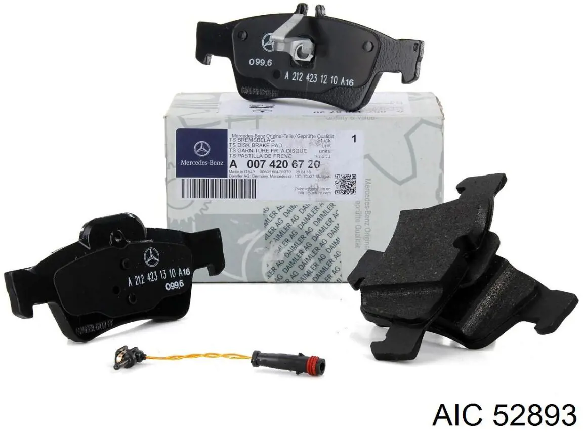 Купить 52893 AIC Датчик износа тормозных колодок задний