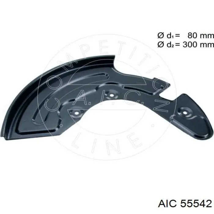 55542 AIC защита тормозного диска переднего правого