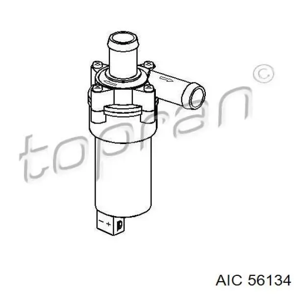 Bomba de agua, adicional eléctrico 56134 AIC