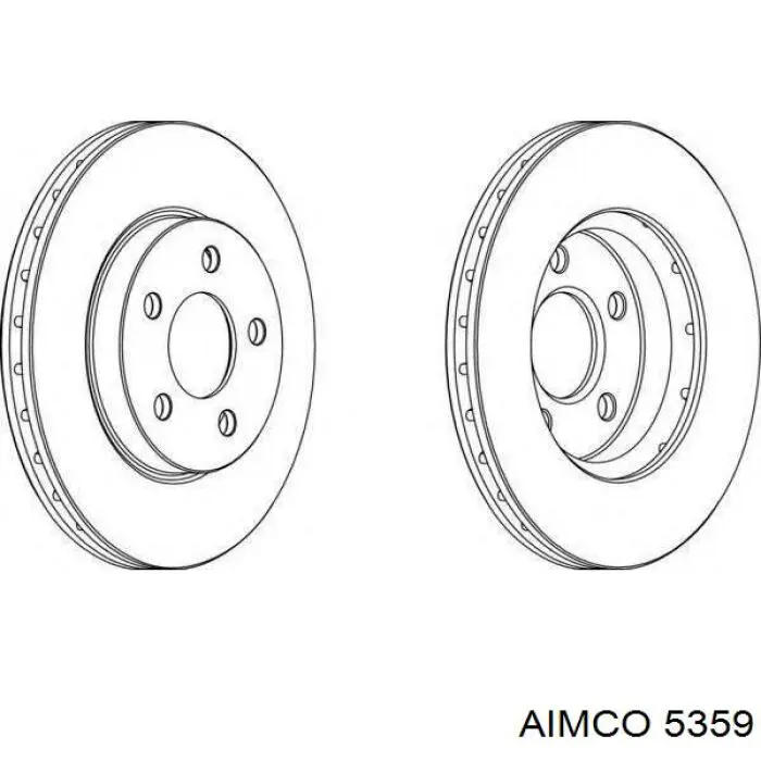 04509718 Chrysler Диск тормозной передний