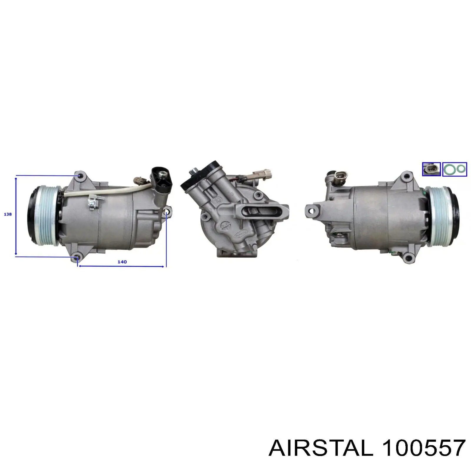 Компрессор кондиционера 100557 Airstal