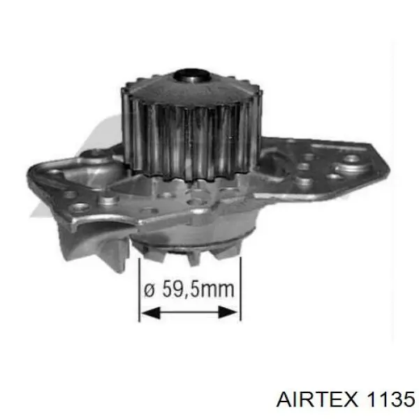 Bomba de agua 1135 Airtex