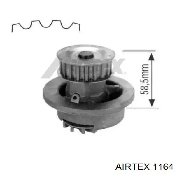 1164 Airtex помпа водяная