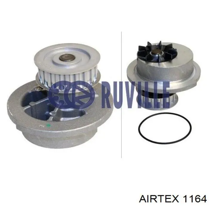 Помпа охлаждения Airtex 1164 цена, от 22.25 USD