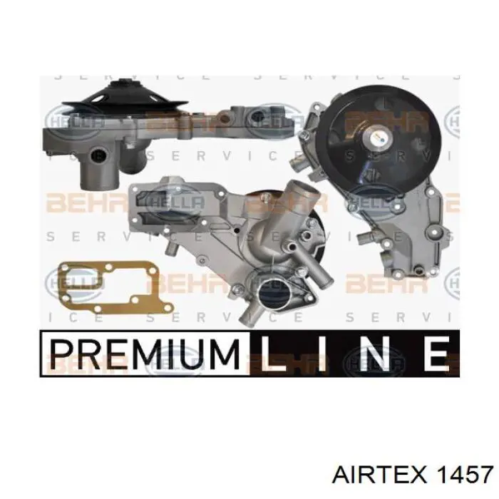 Помпа водяная, (насос) охлаждения, в сборе с корпусом Airtex 1457 цена, от 32.25 USD