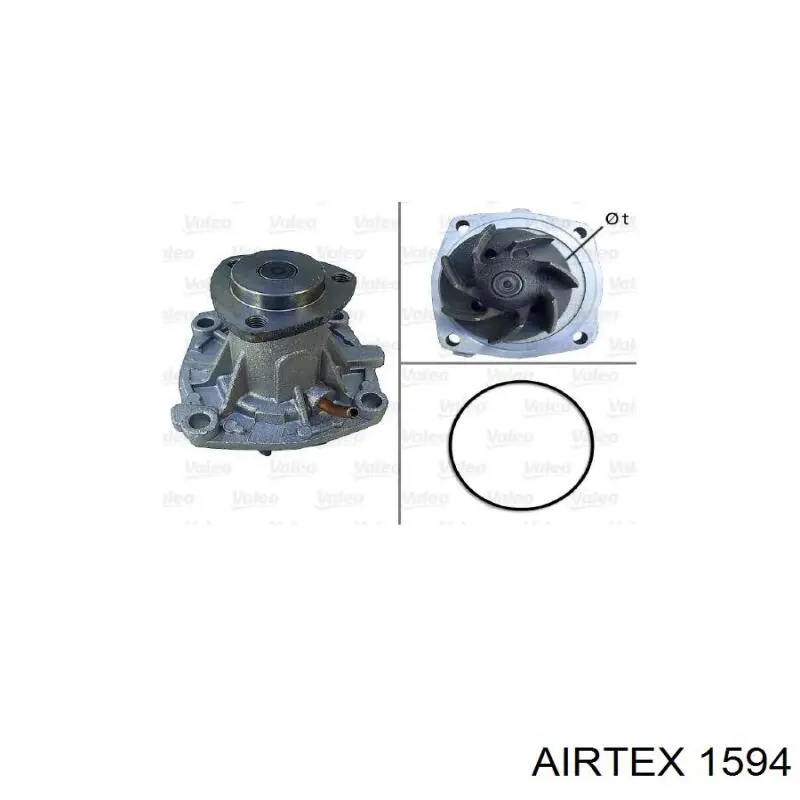 Купить 1594 Airtex Насос охлаждения