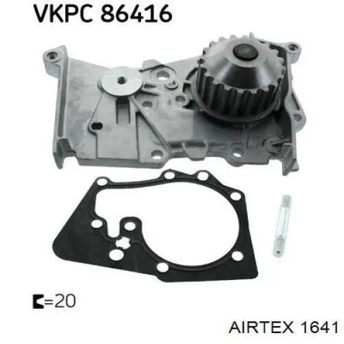 Водяной насос Airtex 1641