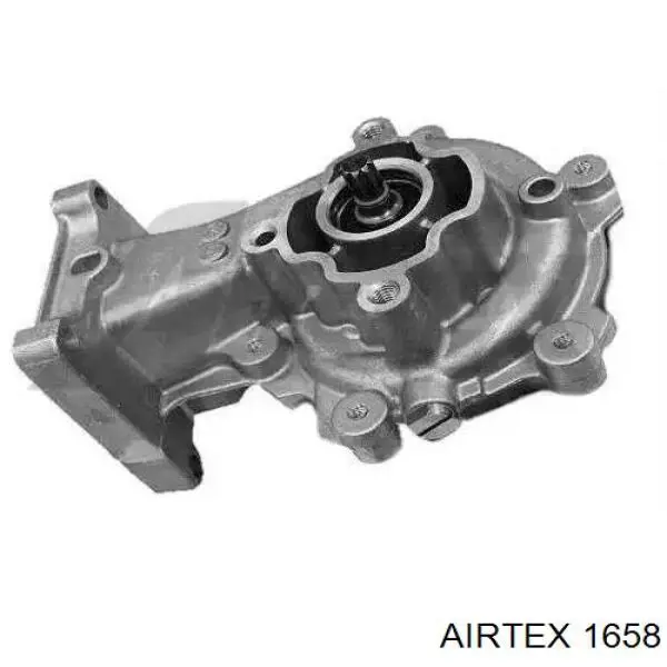 1658 Airtex помпа водяная (насос охлаждения, в сборе с корпусом)