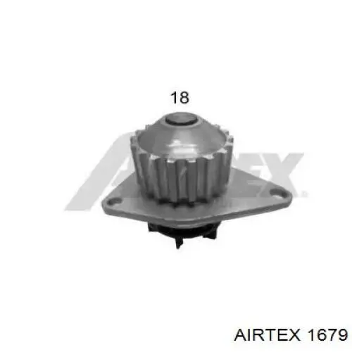 Помпа охлаждения Airtex 1679 цена, от 23.17 USD