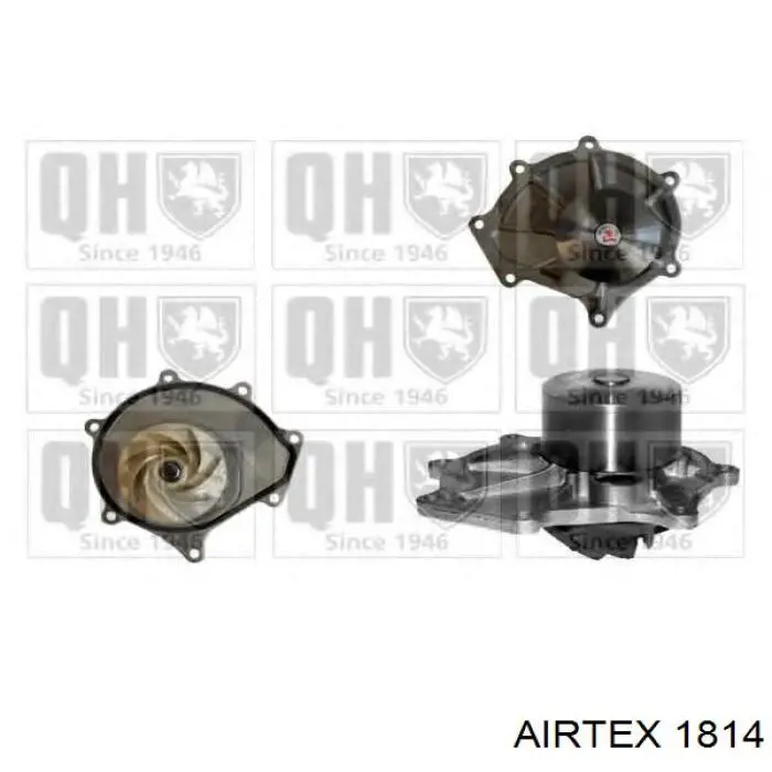 Помпа охлаждения Airtex 1814 цена, от 40.48 USD