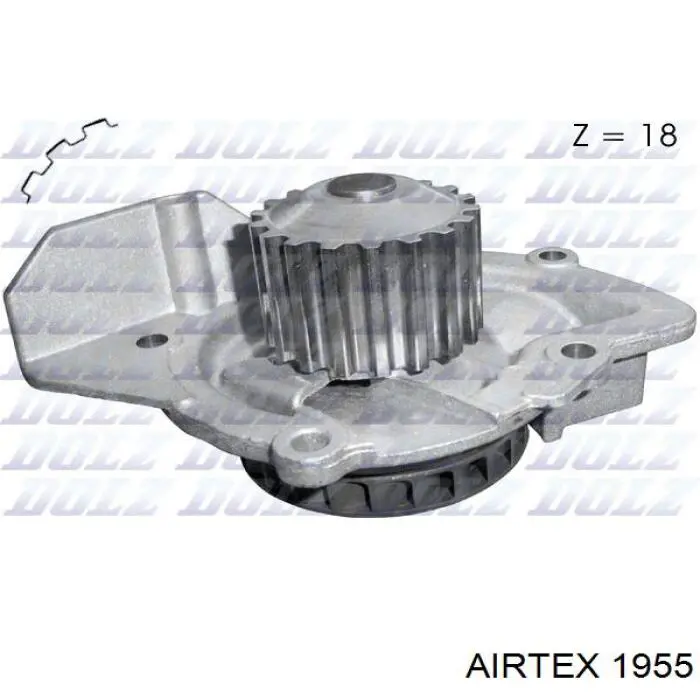 Помпа охлаждения Airtex 1955 цена, от 32.98 USD