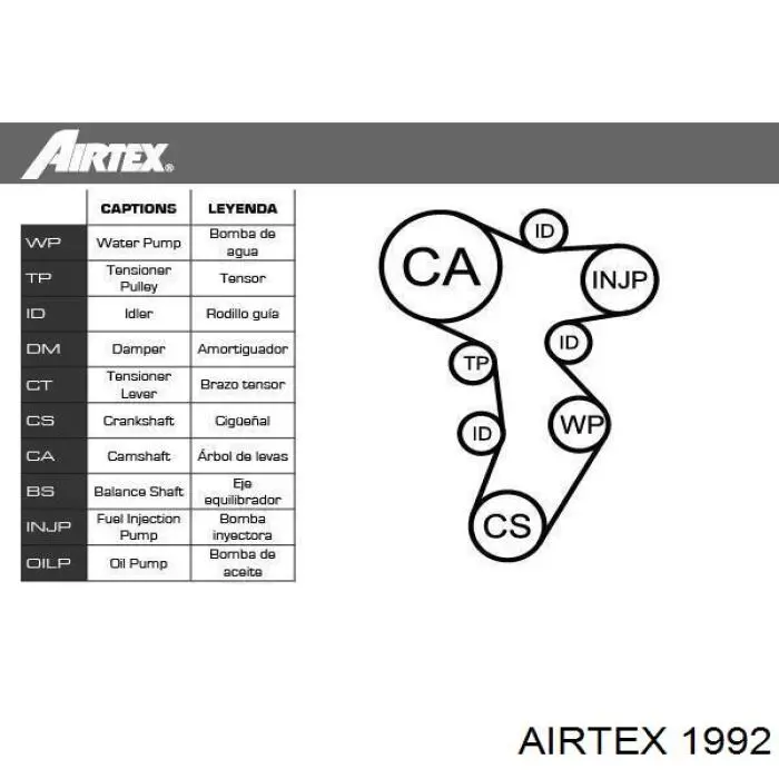 Помпа охлаждения Airtex 1992 цена, от 37.19 USD