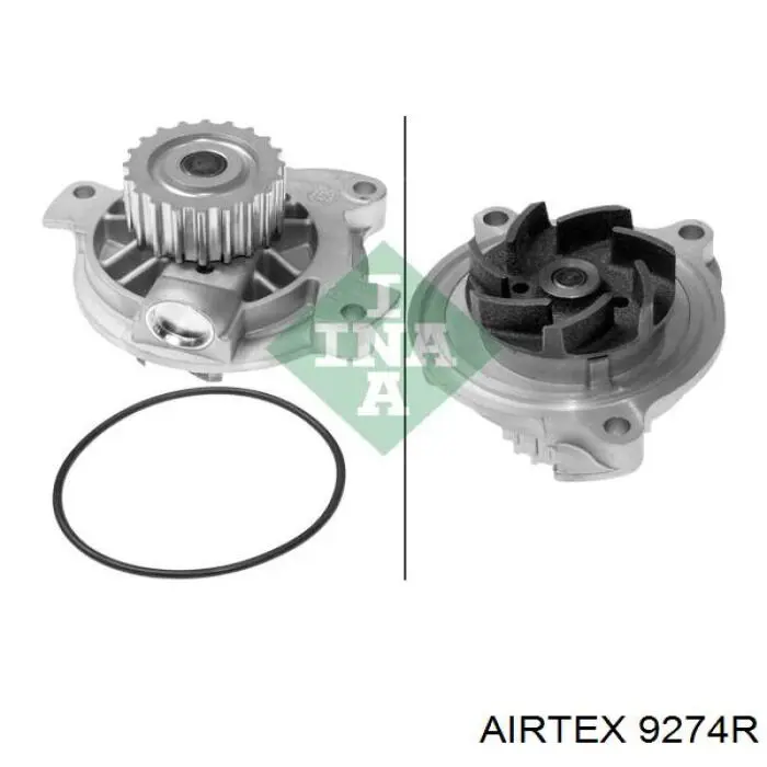 Помпа охлаждения Airtex 9274R цена, от 31.75 USD