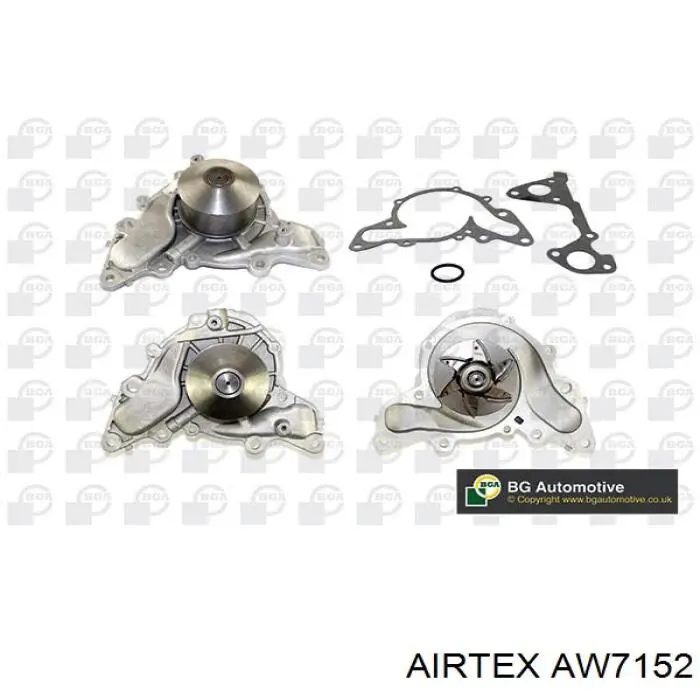 Помпа охлаждения Airtex AW7152 цена, от 42.64 USD