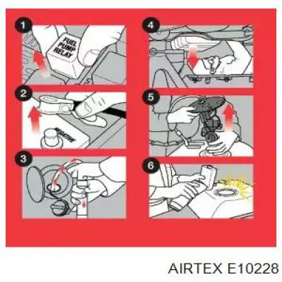 Элемент-турбинка топливного насоса E10228 Airtex