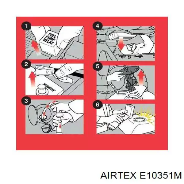 Погружной топливный насос Airtex E10351M