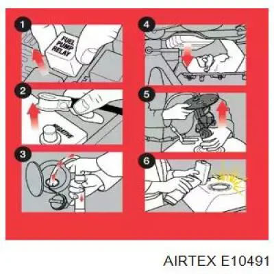 Элемент-турбинка топливного насоса E10491 Airtex