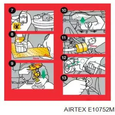 Насос топливный Airtex E10752M цена, от 72.87 USD