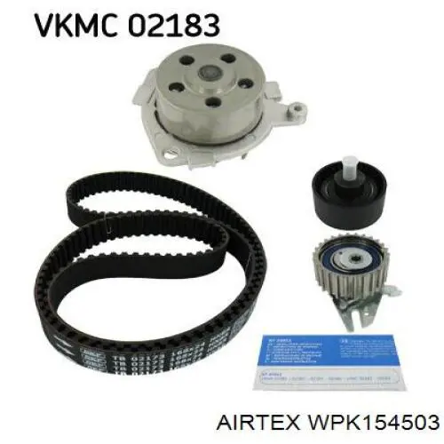 Bomba de agua WPK154503 Airtex