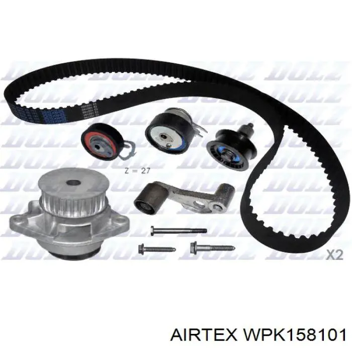 Комплект ГРМ WPK158101 AIRTEX