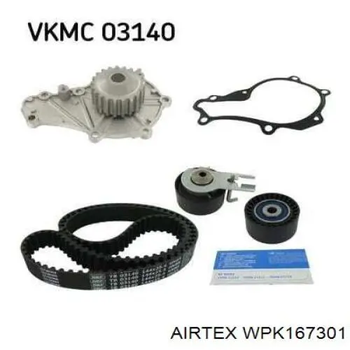 ГРМ ремни, комплект Airtex WPK167301 цена, от 74.04 USD