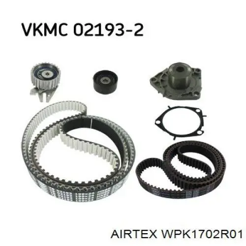 ГРМ ремни, комплект Airtex WPK1702R01 цена, от 124.65 USD