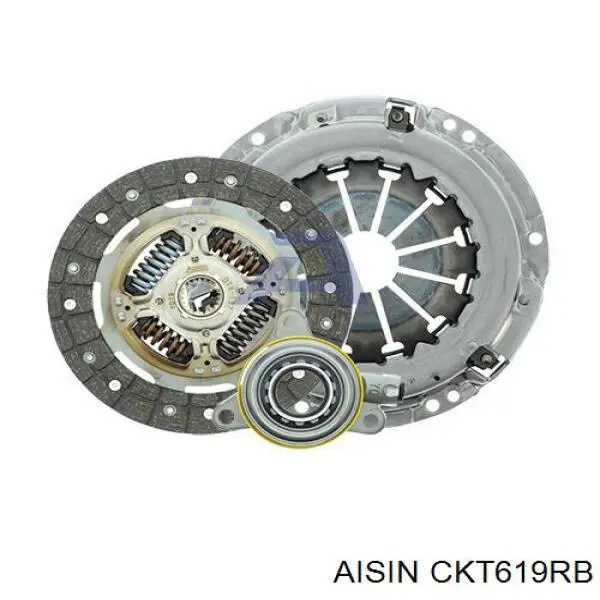 CKT619RB Aisin kit de embraiagem (3 peças)