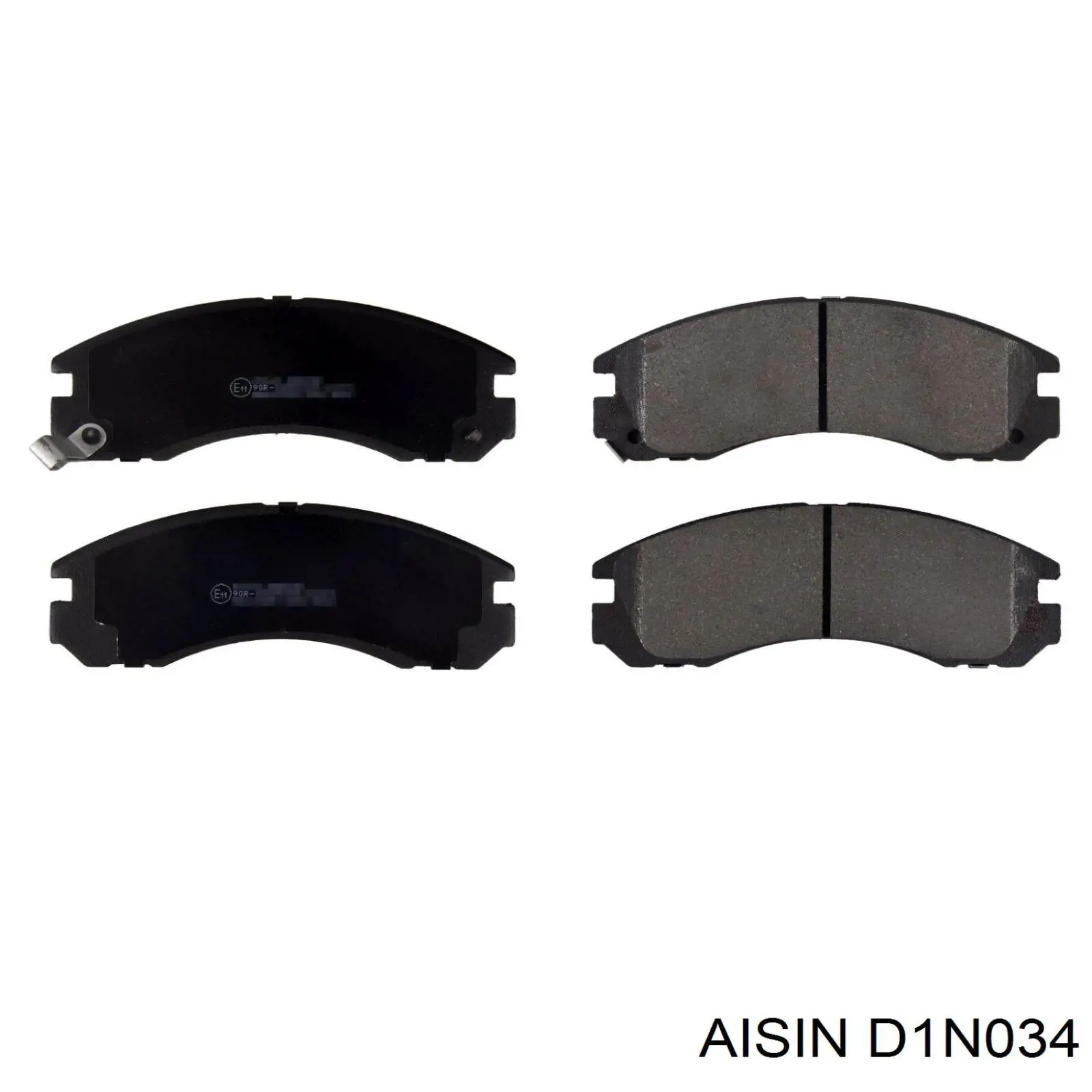 Передние тормозные колодки D1N034 Aisin