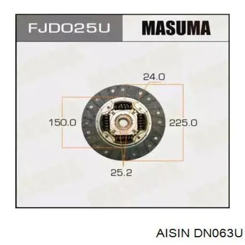 Купить DN063U Aisin Диск сцепления