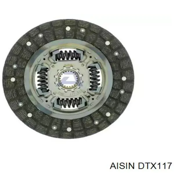DTX117 Aisin disco de embraiagem