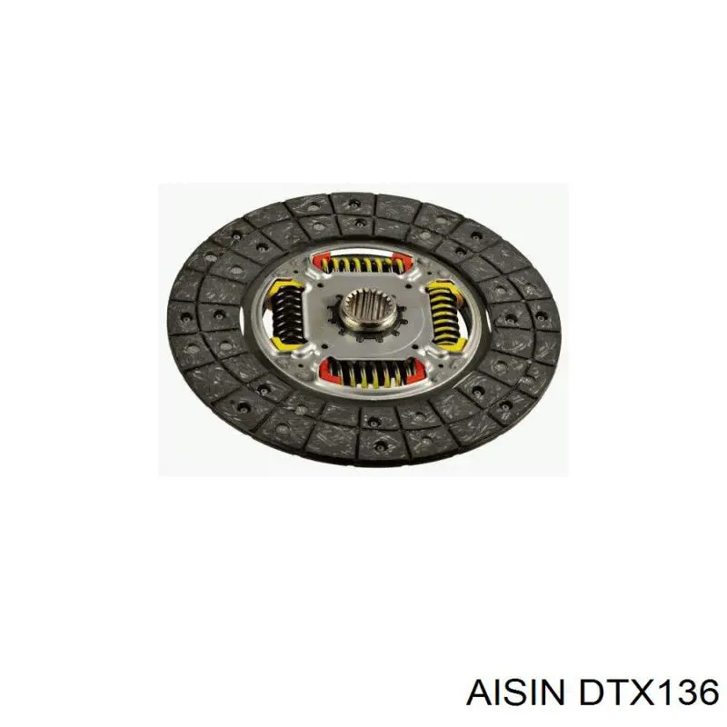 Диск сцепления DTX136 Aisin